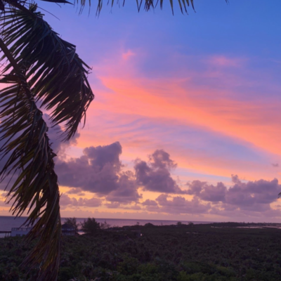 Sunset in the Bahamas