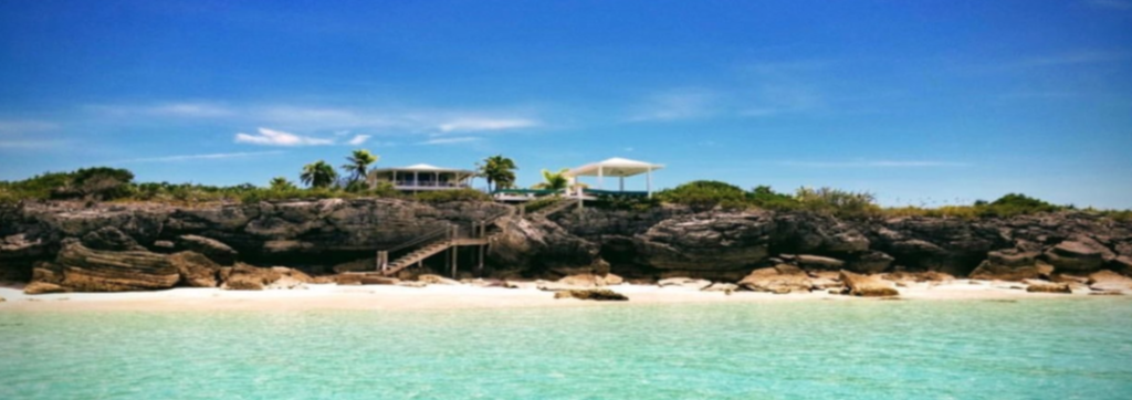 View of the Sugar Beach estate and beaches
